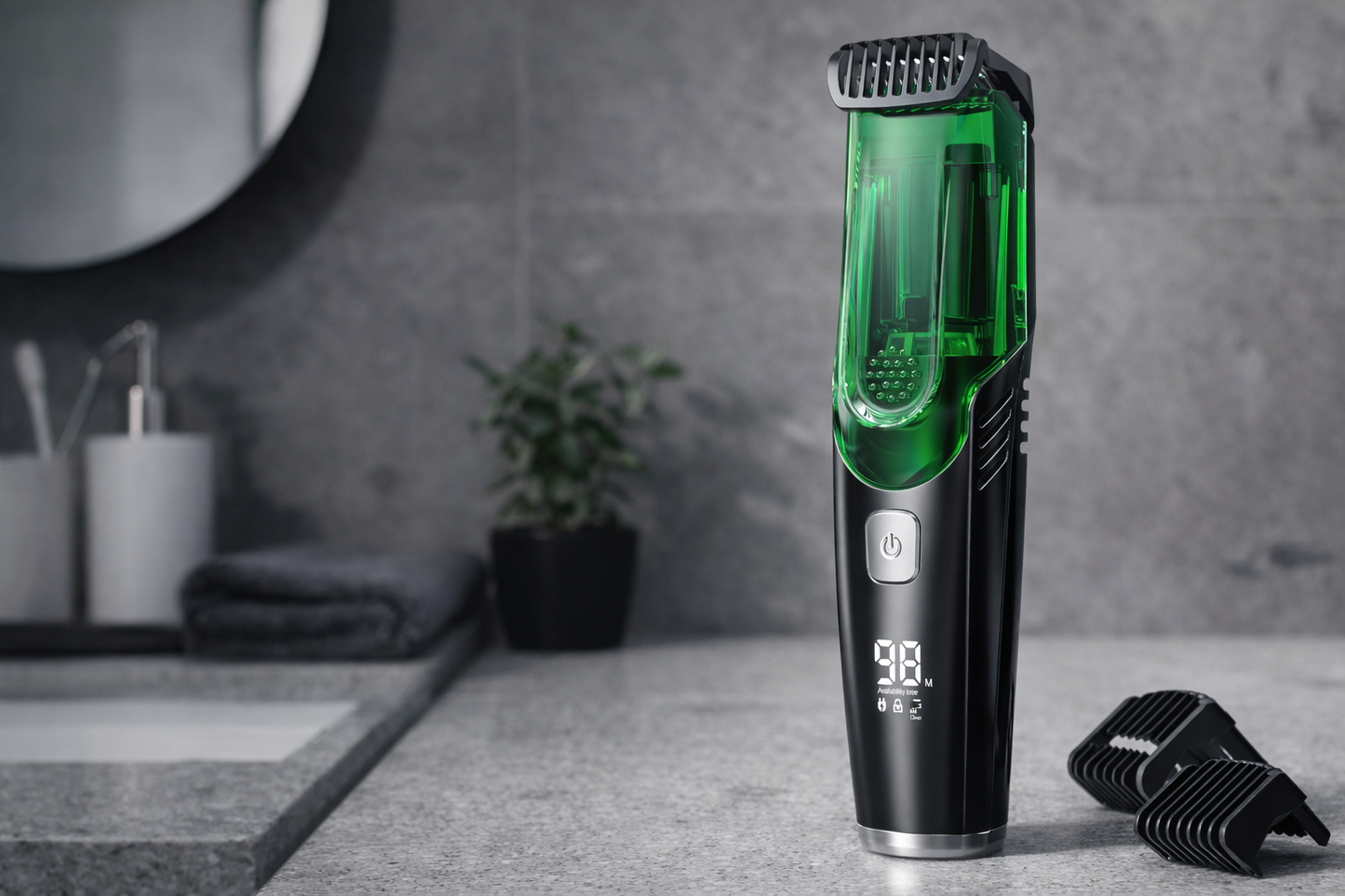 ZeroMess® Scheerapparaat met Vacuum Afzuiging